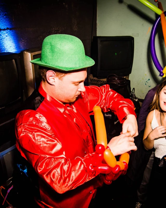 Nonsense: Balloons! November 2018 at The Basement, Thousands of balloons everywhere! Balloon Twisters! Balloon Walls! Kimber was the DJ!