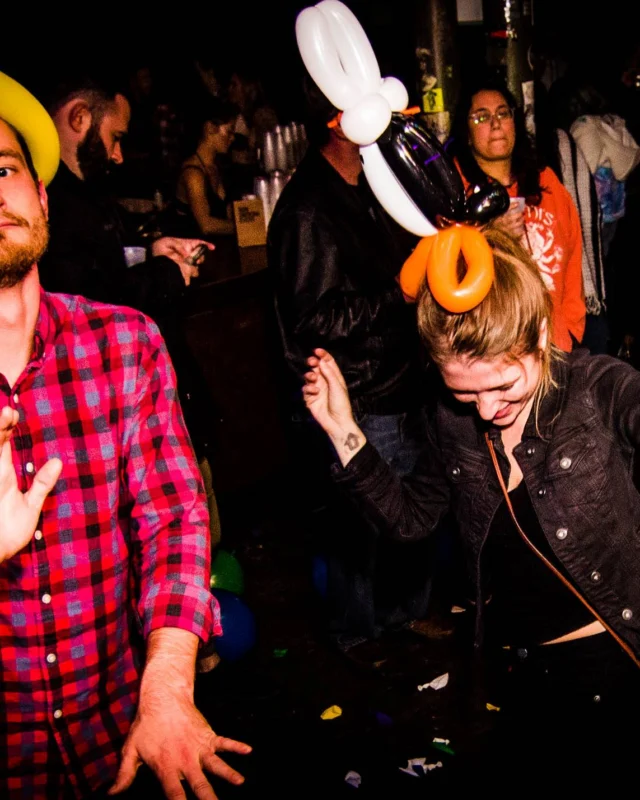 Nonsense: Balloons! November 2018 at The Basement, Thousands of balloons everywhere! Balloon Twisters! Balloon Walls! Kimber was the DJ!