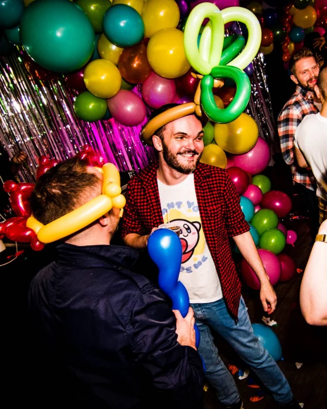 Nonsense: Balloons! November 2018 at The Basement, Thousands of balloons everywhere! Balloon Twisters! Balloon Walls! Kimber was the DJ!