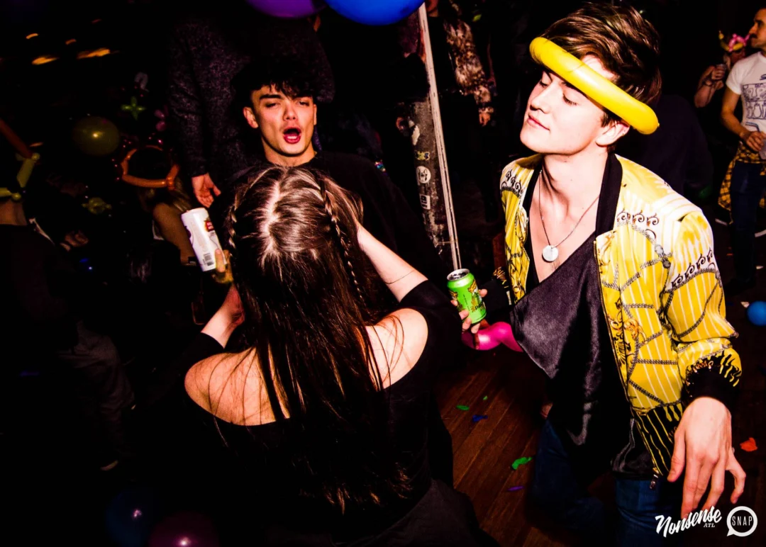 Nonsense: Balloons! November 2018 at The Basement, Thousands of balloons everywhere! Balloon Twisters! Balloon Walls! Kimber was the DJ!