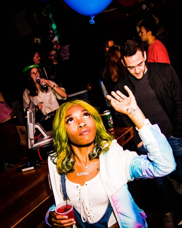 Nonsense: Balloons! November 2018 at The Basement, Thousands of balloons everywhere! Balloon Twisters! Balloon Walls! Kimber was the DJ!