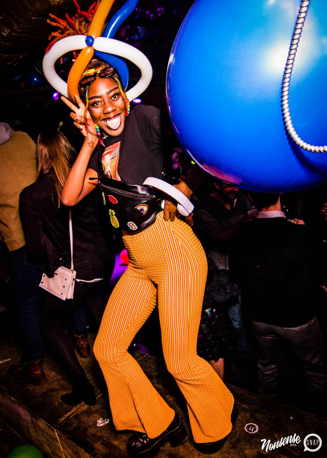 Nonsense: Balloons! November 2018 at The Basement, Thousands of balloons everywhere! Balloon Twisters! Balloon Walls! Kimber was the DJ!