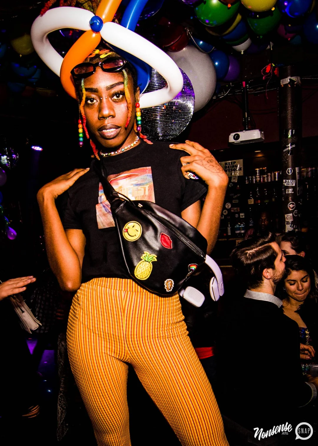 Nonsense: Balloons! November 2018 at The Basement, Thousands of balloons everywhere! Balloon Twisters! Balloon Walls! Kimber was the DJ!
