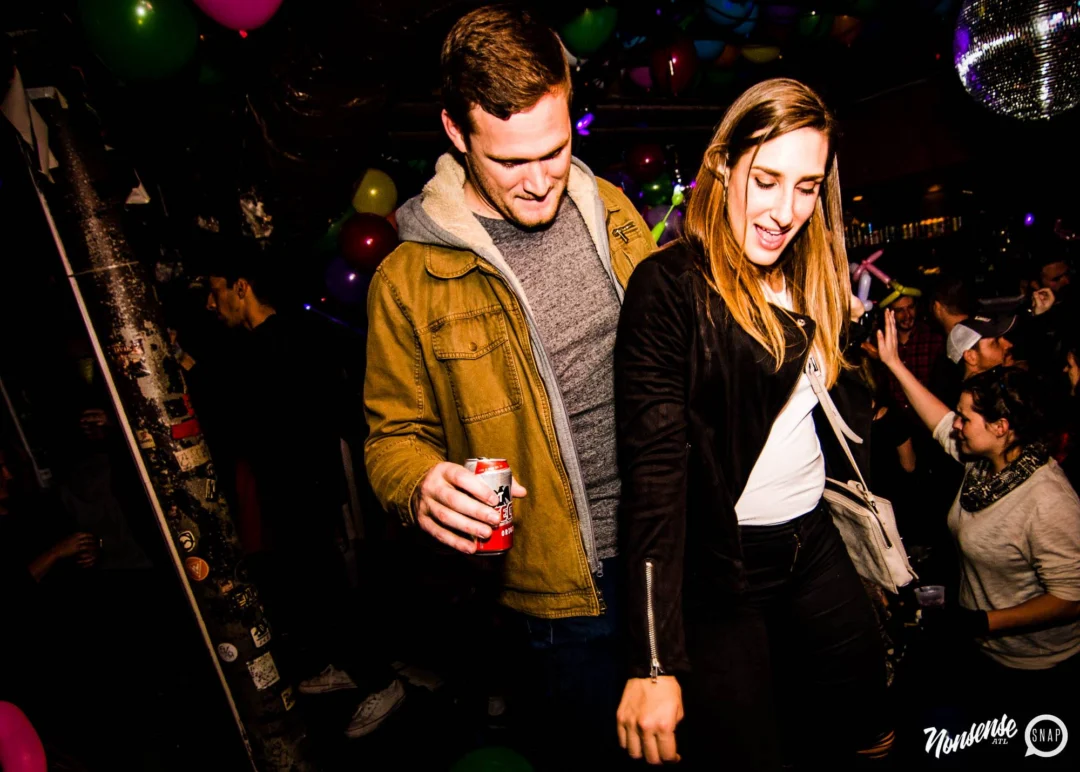 Nonsense: Balloons! November 2018 at The Basement, Thousands of balloons everywhere! Balloon Twisters! Balloon Walls! Kimber was the DJ!