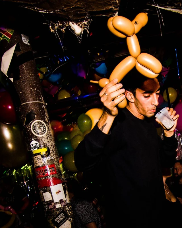 Nonsense: Balloons! November 2018 at The Basement, Thousands of balloons everywhere! Balloon Twisters! Balloon Walls! Kimber was the DJ!