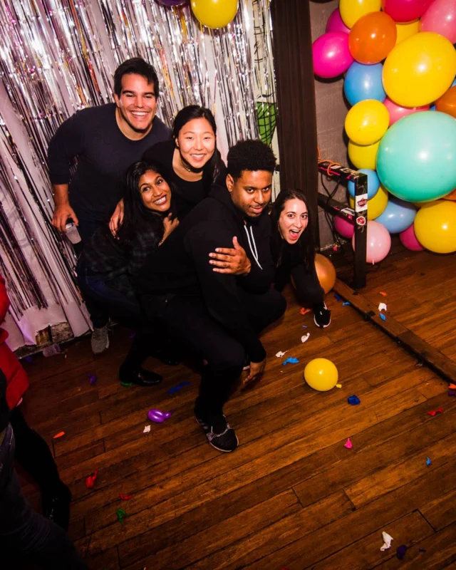 Nonsense: Balloons! November 2018 at The Basement, Thousands of balloons everywhere! Balloon Twisters! Balloon Walls! Kimber was the DJ!