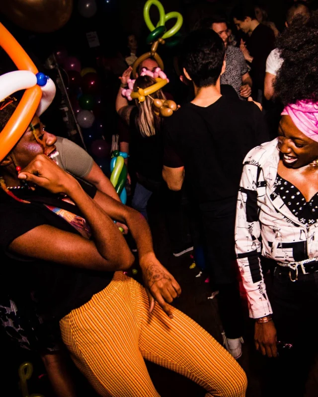 Nonsense: Balloons! November 2018 at The Basement, Thousands of balloons everywhere! Balloon Twisters! Balloon Walls! Kimber was the DJ!