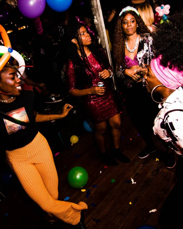 Nonsense: Balloons! November 2018 at The Basement, Thousands of balloons everywhere! Balloon Twisters! Balloon Walls! Kimber was the DJ!