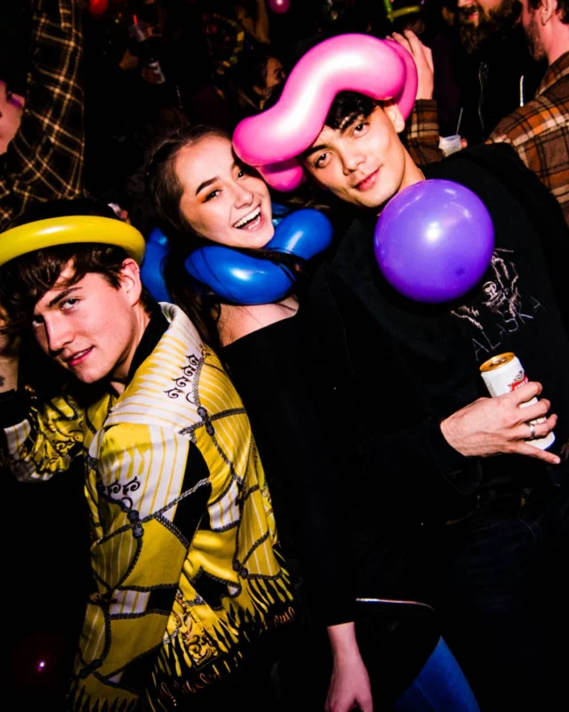 Nonsense: Balloons! November 2018 at The Basement, Thousands of balloons everywhere! Balloon Twisters! Balloon Walls! Kimber was the DJ!