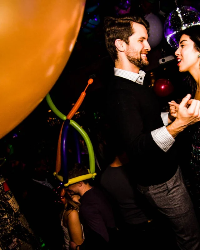 Nonsense: Balloons! November 2018 at The Basement, Thousands of balloons everywhere! Balloon Twisters! Balloon Walls! Kimber was the DJ!