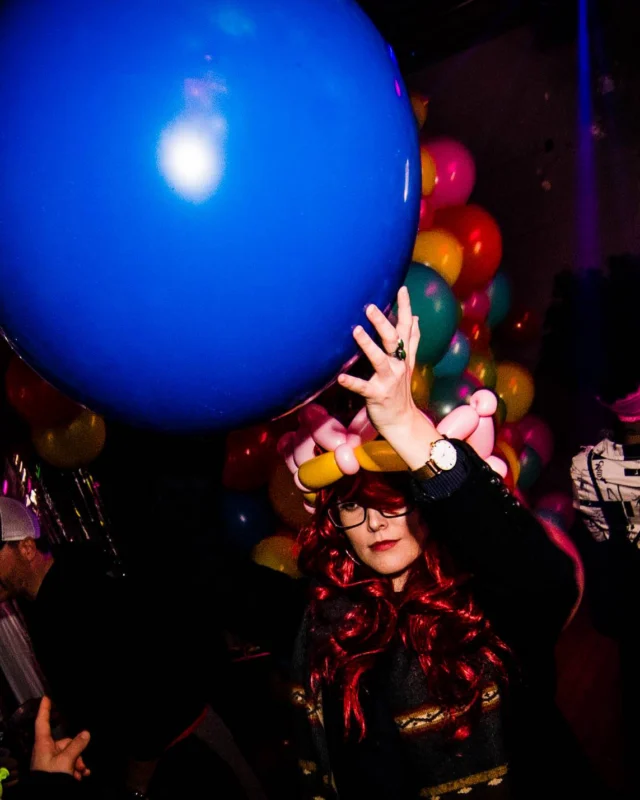Nonsense: Balloons! November 2018 at The Basement, Thousands of balloons everywhere! Balloon Twisters! Balloon Walls! Kimber was the DJ!