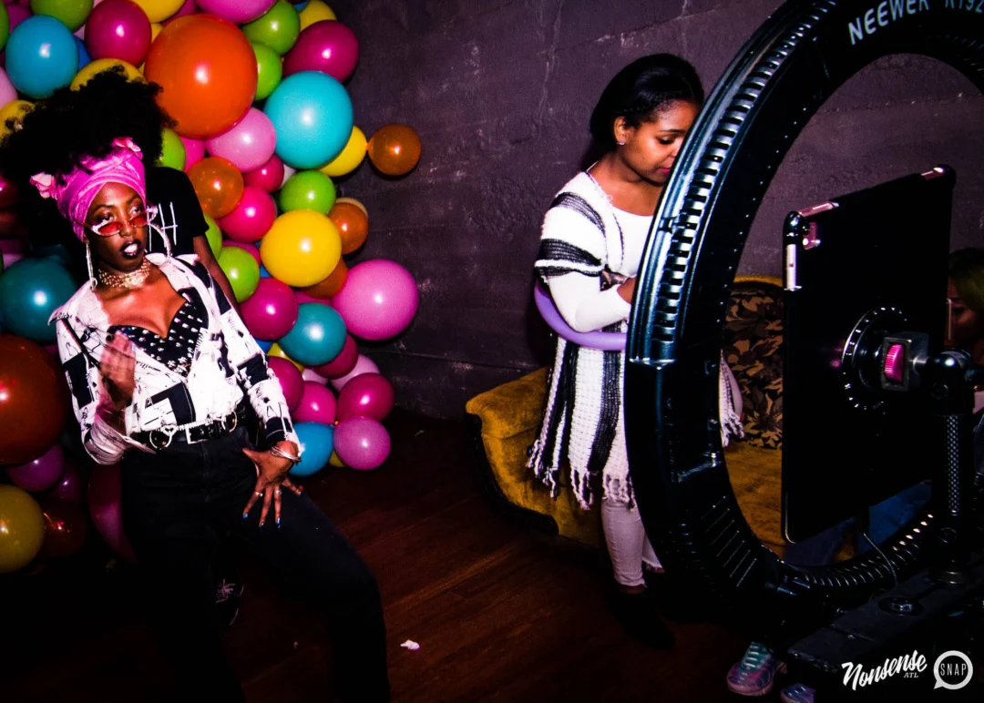 Nonsense: Balloons! November 2018 at The Basement, Thousands of balloons everywhere! Balloon Twisters! Balloon Walls! Kimber was the DJ!
