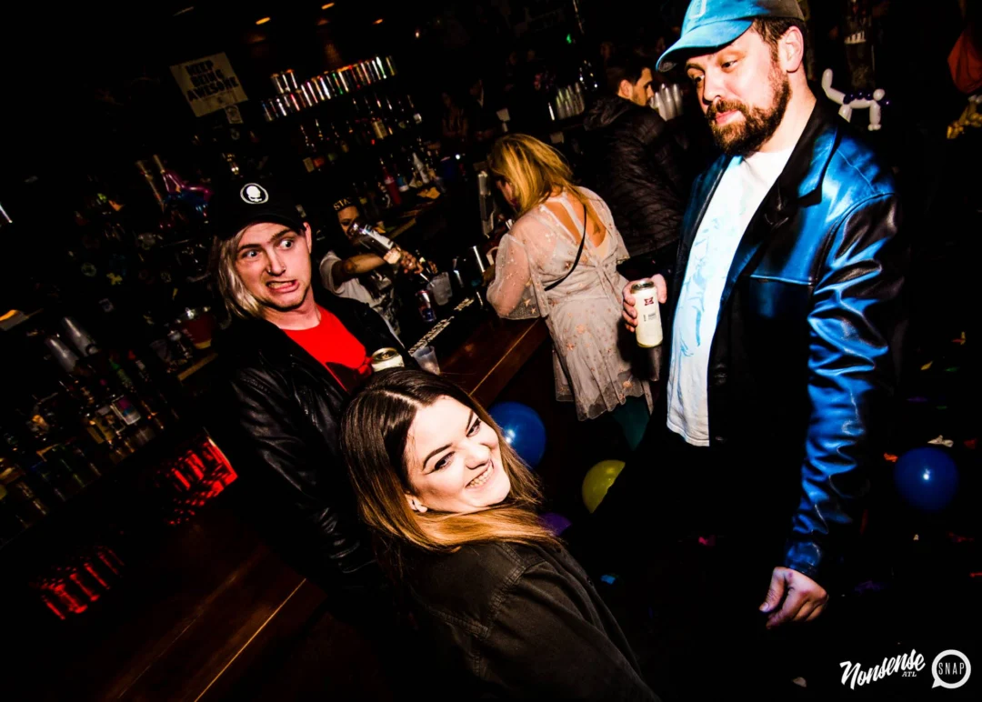 Nonsense: Balloons! November 2018 at The Basement, Thousands of balloons everywhere! Balloon Twisters! Balloon Walls! Kimber was the DJ!