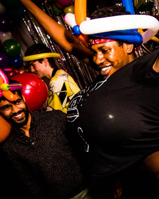 Nonsense: Balloons! November 2018 at The Basement, Thousands of balloons everywhere! Balloon Twisters! Balloon Walls! Kimber was the DJ!