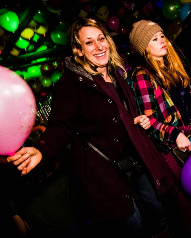 Nonsense: Balloons! November 2018 at The Basement, Thousands of balloons everywhere! Balloon Twisters! Balloon Walls! Kimber was the DJ!