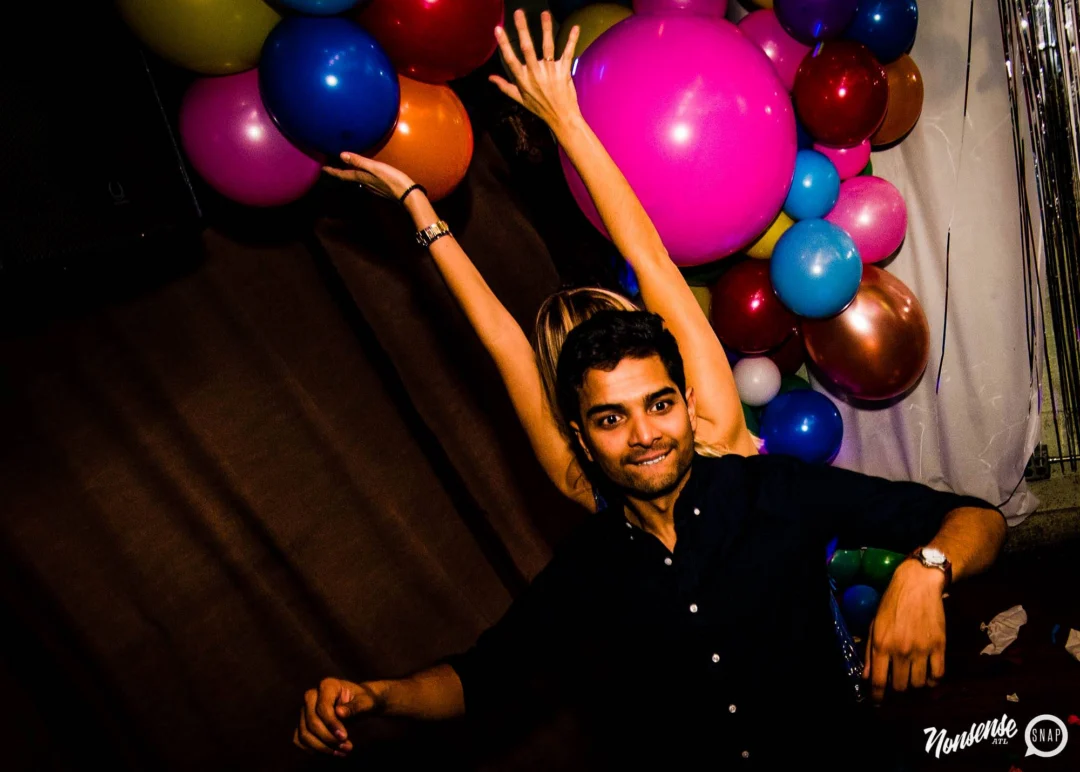 Nonsense: Balloons! November 2018 at The Basement, Thousands of balloons everywhere! Balloon Twisters! Balloon Walls! Kimber was the DJ!