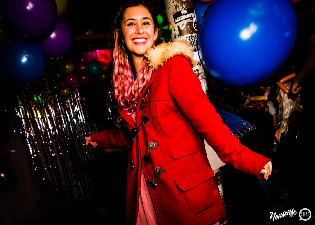 Nonsense: Balloons! November 2018 at The Basement, Thousands of balloons everywhere! Balloon Twisters! Balloon Walls! Kimber was the DJ!