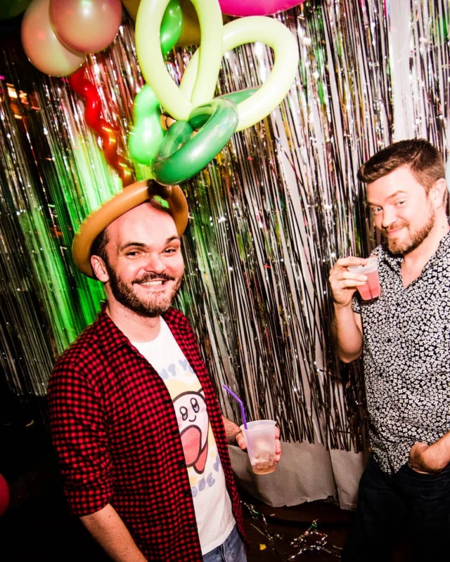 Nonsense: Balloons! November 2018 at The Basement, Thousands of balloons everywhere! Balloon Twisters! Balloon Walls! Kimber was the DJ!