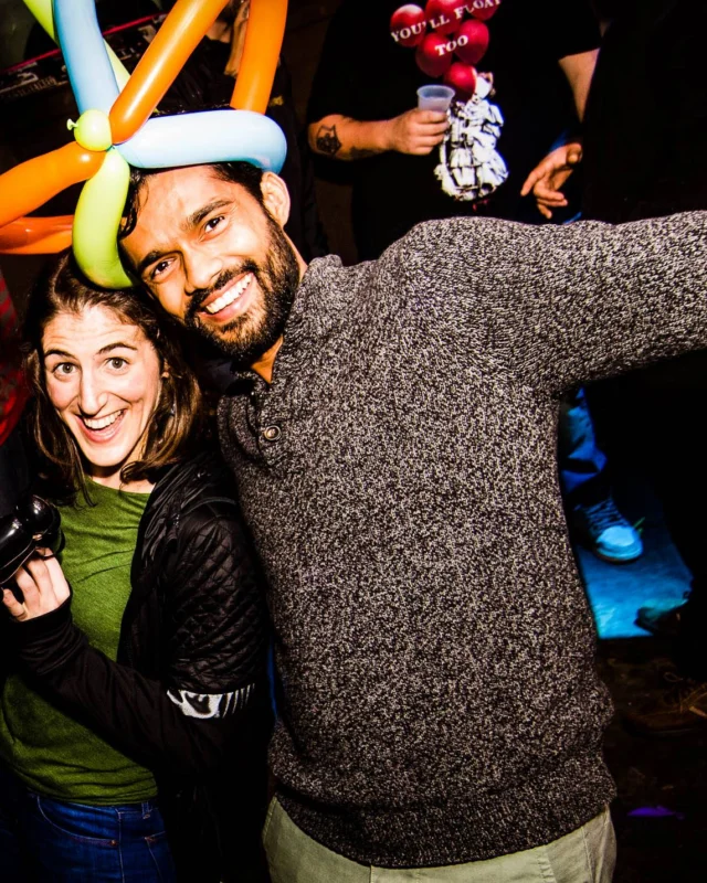 Nonsense: Balloons! November 2018 at The Basement, Thousands of balloons everywhere! Balloon Twisters! Balloon Walls! Kimber was the DJ!