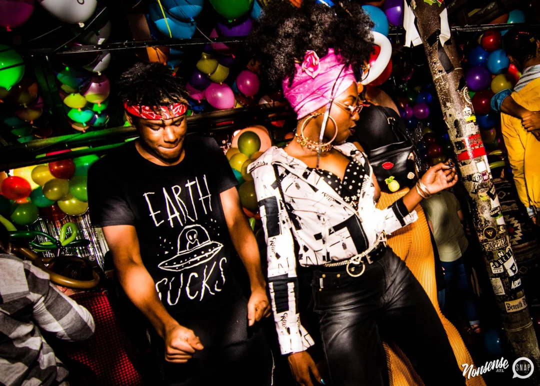 Nonsense: Balloons! November 2018 at The Basement, Thousands of balloons everywhere! Balloon Twisters! Balloon Walls! Kimber was the DJ!