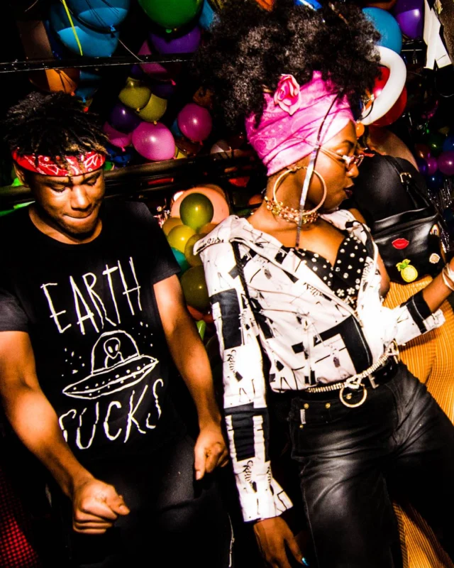 Nonsense: Balloons! November 2018 at The Basement, Thousands of balloons everywhere! Balloon Twisters! Balloon Walls! Kimber was the DJ!