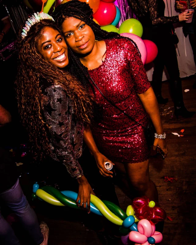 Nonsense: Balloons! November 2018 at The Basement, Thousands of balloons everywhere! Balloon Twisters! Balloon Walls! Kimber was the DJ!