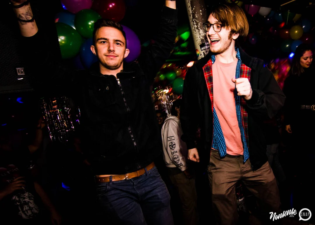 Nonsense: Balloons! November 2018 at The Basement, Thousands of balloons everywhere! Balloon Twisters! Balloon Walls! Kimber was the DJ!
