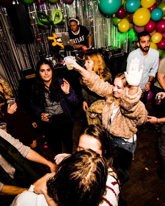 Nonsense: Balloons! November 2018 at The Basement, Thousands of balloons everywhere! Balloon Twisters! Balloon Walls! Kimber was the DJ!