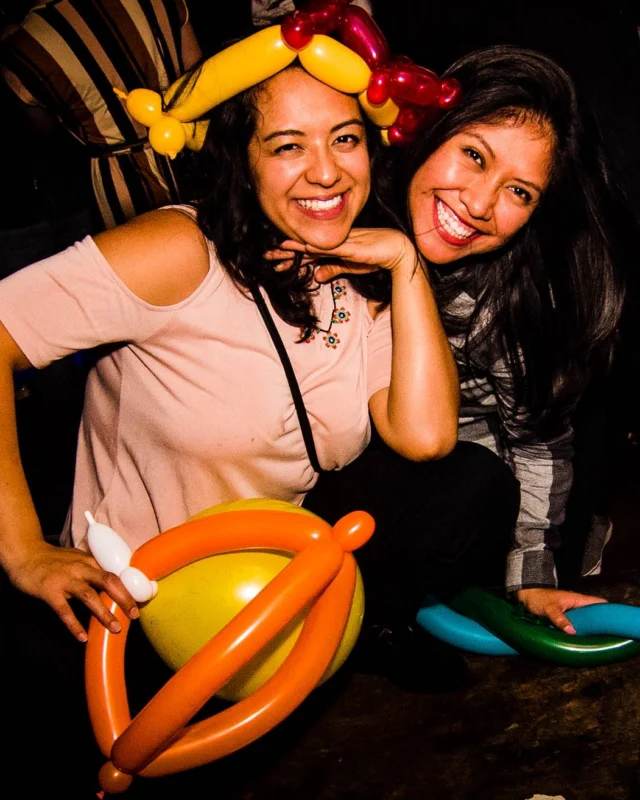 Nonsense: Balloons! November 2018 at The Basement, Thousands of balloons everywhere! Balloon Twisters! Balloon Walls! Kimber was the DJ!