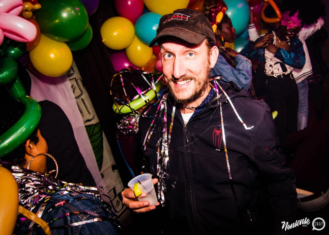 Nonsense: Balloons! November 2018 at The Basement, Thousands of balloons everywhere! Balloon Twisters! Balloon Walls! Kimber was the DJ!