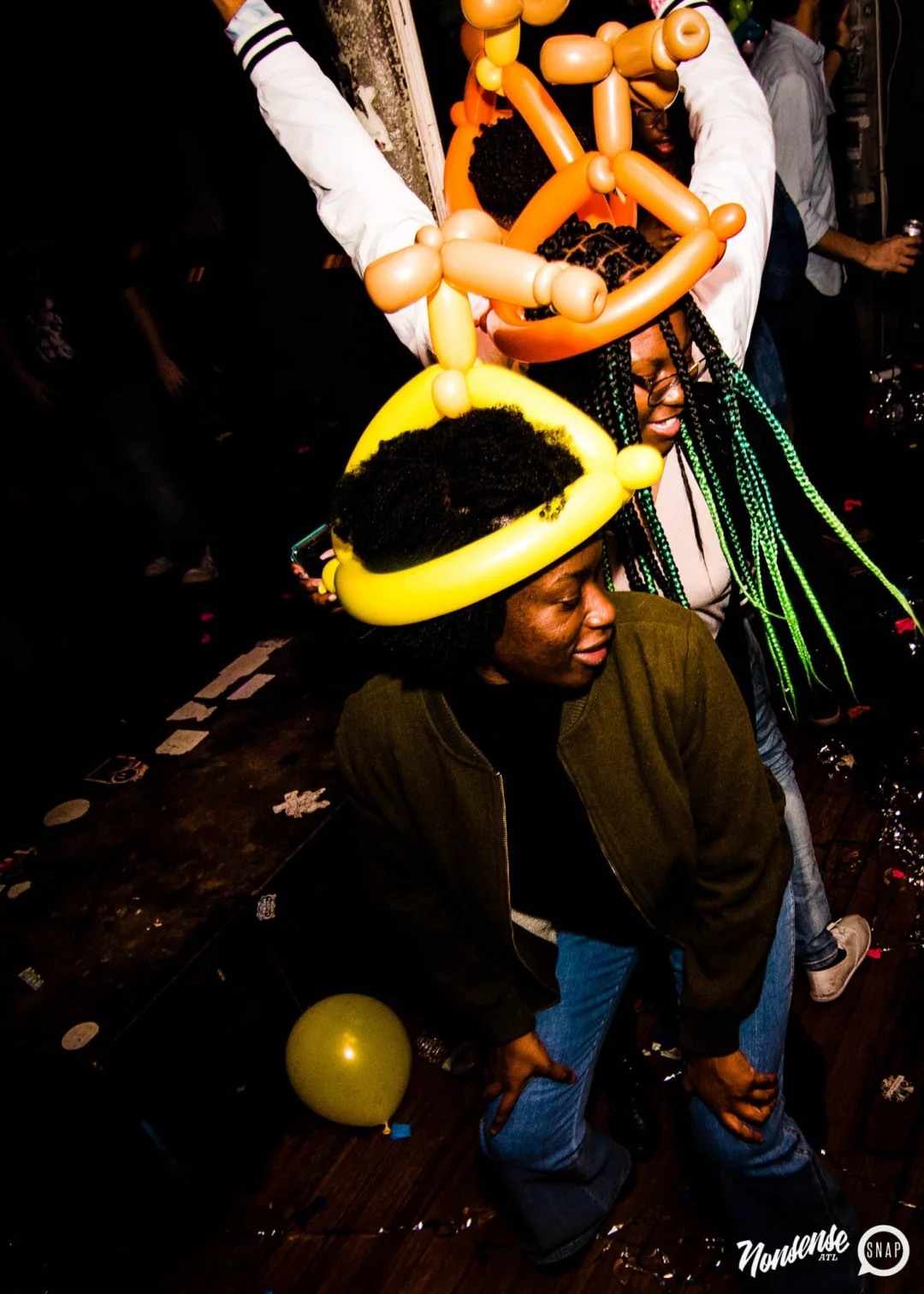 Nonsense: Balloons! November 2018 at The Basement, Thousands of balloons everywhere! Balloon Twisters! Balloon Walls! Kimber was the DJ!