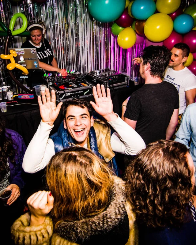 Nonsense: Balloons! November 2018 at The Basement, Thousands of balloons everywhere! Balloon Twisters! Balloon Walls! Kimber was the DJ!