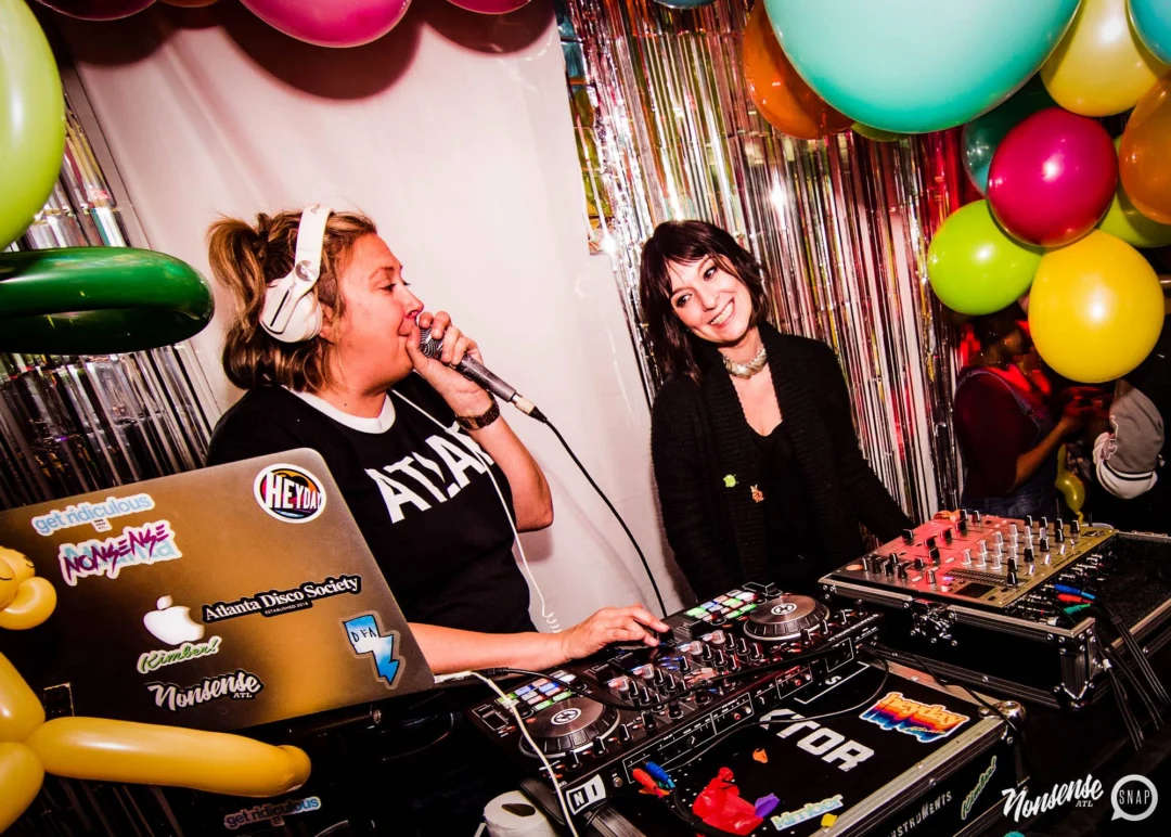 Nonsense: Balloons! November 2018 at The Basement, Thousands of balloons everywhere! Balloon Twisters! Balloon Walls! Kimber was the DJ!