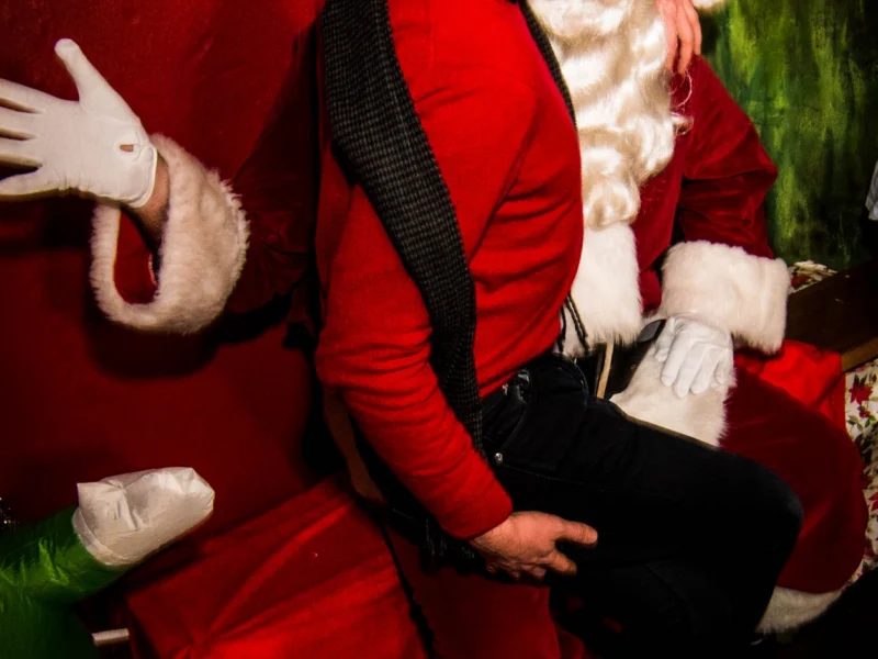 Nonsense: 2018 Holiday Dance Party Spectacular! Friday, December 21, 2018 at The Basement, East Atlanta. Santa! Krampus! Elves! Kimber! Fuller! Edgewood Nasty! Friends! ALL THE LIGHTS! This is Nonsense. Photo by Stephanie Heath/Oh Snap.