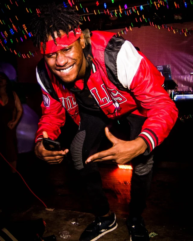 Nonsense: 2018 Holiday Dance Party Spectacular! Friday, December 21, 2018 at The Basement, East Atlanta. Santa! Krampus! Elves! Kimber! Fuller! Edgewood Nasty! Friends! ALL THE LIGHTS! This is Nonsense. Photo by Stephanie Heath/Oh Snap.