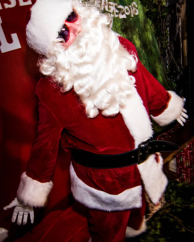 Nonsense: 2018 Holiday Dance Party Spectacular! Friday, December 21, 2018 at The Basement, East Atlanta. Santa! Krampus! Elves! Kimber! Fuller! Edgewood Nasty! Friends! ALL THE LIGHTS! This is Nonsense. Photo by Stephanie Heath/Oh Snap.