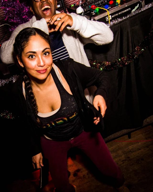 Nonsense: 2018 Holiday Dance Party Spectacular! Friday, December 21, 2018 at The Basement, East Atlanta. Santa! Krampus! Elves! Kimber! Fuller! Edgewood Nasty! Friends! ALL THE LIGHTS! This is Nonsense. Photo by Stephanie Heath/Oh Snap.