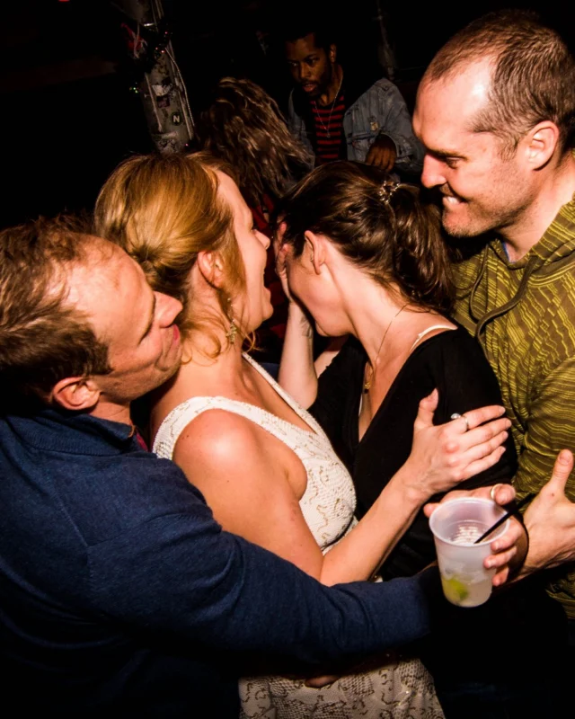 Nonsense: 2018 Holiday Dance Party Spectacular! Friday, December 21, 2018 at The Basement, East Atlanta. Santa! Krampus! Elves! Kimber! Fuller! Edgewood Nasty! Friends! ALL THE LIGHTS! This is Nonsense. Photo by Stephanie Heath/Oh Snap.