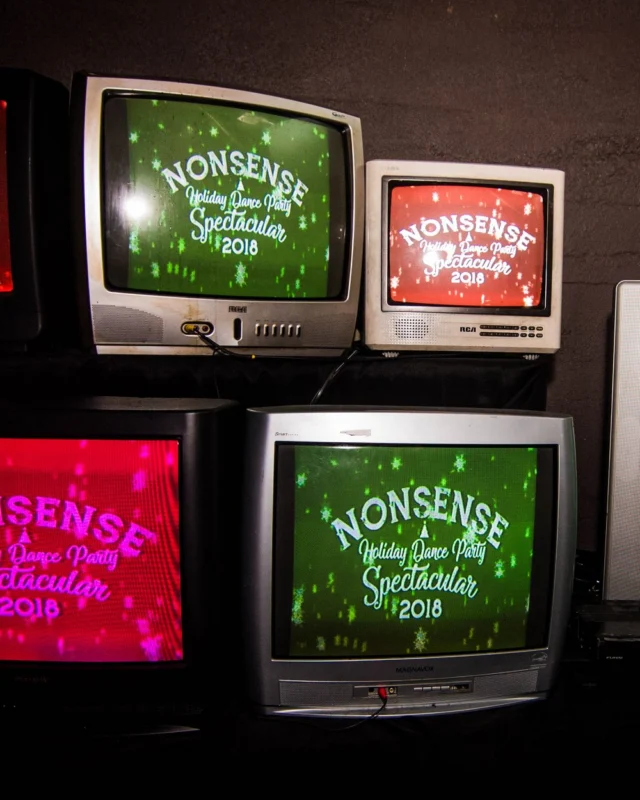 Nonsense: 2018 Holiday Dance Party Spectacular! Friday, December 21, 2018 at The Basement, East Atlanta. Santa! Krampus! Elves! Kimber! Fuller! Edgewood Nasty! Friends! ALL THE LIGHTS! This is Nonsense. Photo by Stephanie Heath/Oh Snap.
