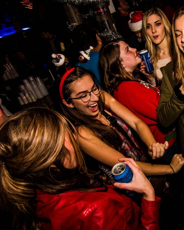 Nonsense: 2018 Holiday Dance Party Spectacular! Friday, December 21, 2018 at The Basement, East Atlanta. Santa! Krampus! Elves! Kimber! Fuller! Edgewood Nasty! Friends! ALL THE LIGHTS! This is Nonsense. Photo by Stephanie Heath/Oh Snap.