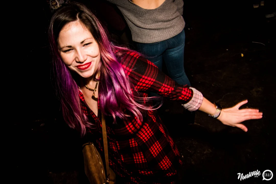 Nonsense: 2018 Holiday Dance Party Spectacular! Friday, December 21, 2018 at The Basement, East Atlanta. Santa! Krampus! Elves! Kimber! Fuller! Edgewood Nasty! Friends! ALL THE LIGHTS! This is Nonsense. Photo by Stephanie Heath/Oh Snap.