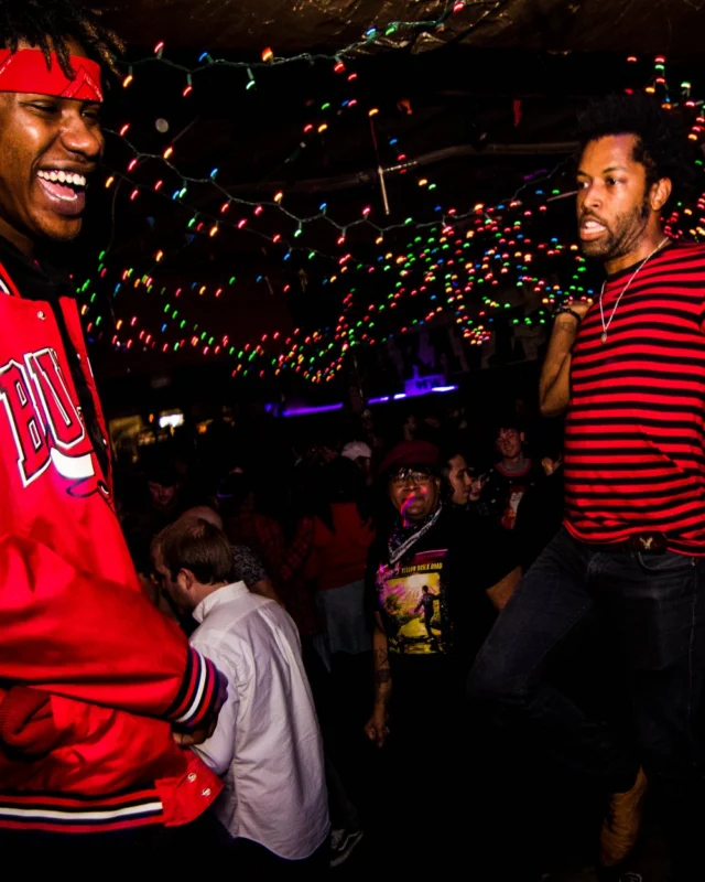 Nonsense: 2018 Holiday Dance Party Spectacular! Friday, December 21, 2018 at The Basement, East Atlanta. Santa! Krampus! Elves! Kimber! Fuller! Edgewood Nasty! Friends! ALL THE LIGHTS! This is Nonsense. Photo by Stephanie Heath/Oh Snap.