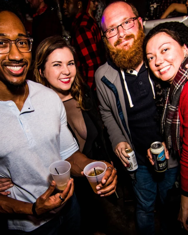 Nonsense: 2018 Holiday Dance Party Spectacular! Friday, December 21, 2018 at The Basement, East Atlanta. Santa! Krampus! Elves! Kimber! Fuller! Edgewood Nasty! Friends! ALL THE LIGHTS! This is Nonsense. Photo by Stephanie Heath/Oh Snap.