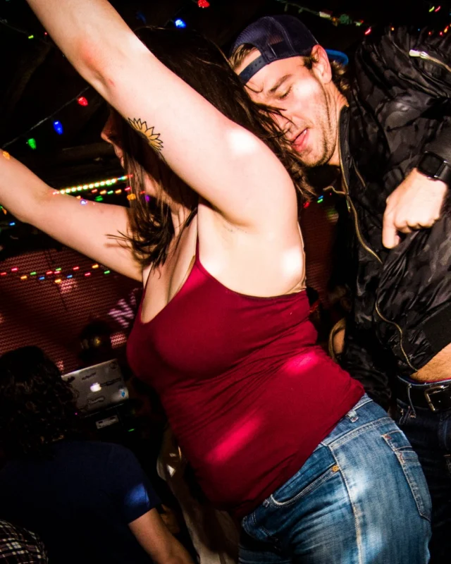 Nonsense: 2018 Holiday Dance Party Spectacular! Friday, December 21, 2018 at The Basement, East Atlanta. Santa! Krampus! Elves! Kimber! Fuller! Edgewood Nasty! Friends! ALL THE LIGHTS! This is Nonsense. Photo by Stephanie Heath/Oh Snap.