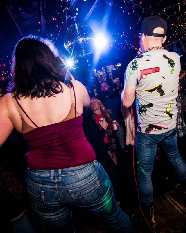 Nonsense: 2018 Holiday Dance Party Spectacular! Friday, December 21, 2018 at The Basement, East Atlanta. Santa! Krampus! Elves! Kimber! Fuller! Edgewood Nasty! Friends! ALL THE LIGHTS! This is Nonsense. Photo by Stephanie Heath/Oh Snap.