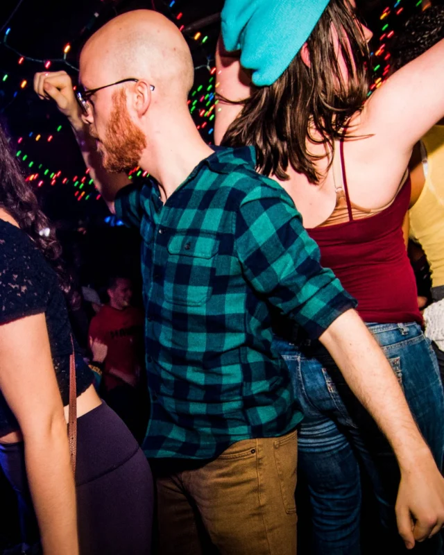 Nonsense: 2018 Holiday Dance Party Spectacular! Friday, December 21, 2018 at The Basement, East Atlanta. Santa! Krampus! Elves! Kimber! Fuller! Edgewood Nasty! Friends! ALL THE LIGHTS! This is Nonsense. Photo by Stephanie Heath/Oh Snap.