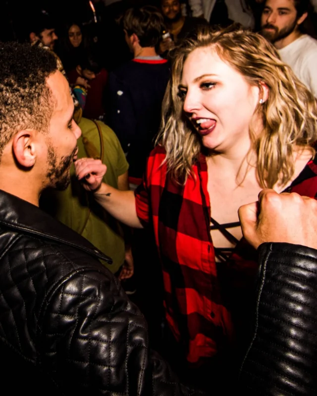 Nonsense: 2018 Holiday Dance Party Spectacular! Friday, December 21, 2018 at The Basement, East Atlanta. Santa! Krampus! Elves! Kimber! Fuller! Edgewood Nasty! Friends! ALL THE LIGHTS! This is Nonsense. Photo by Stephanie Heath/Oh Snap.