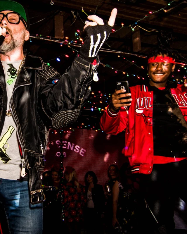 Nonsense: 2018 Holiday Dance Party Spectacular! Friday, December 21, 2018 at The Basement, East Atlanta. Santa! Krampus! Elves! Kimber! Fuller! Edgewood Nasty! Friends! ALL THE LIGHTS! This is Nonsense. Photo by Stephanie Heath/Oh Snap.