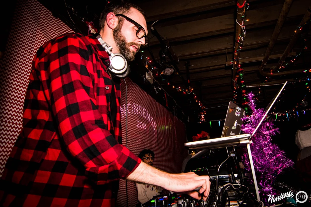 Nonsense: 2018 Holiday Dance Party Spectacular! Friday, December 21, 2018 at The Basement, East Atlanta. Santa! Krampus! Elves! Kimber! Fuller! Edgewood Nasty! Friends! ALL THE LIGHTS! This is Nonsense. Photo by Stephanie Heath/Oh Snap.