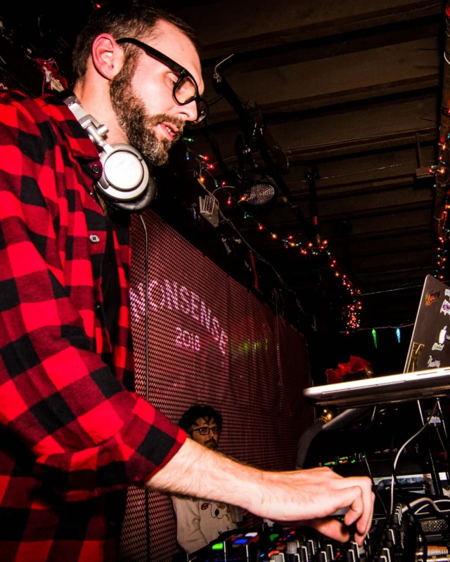 Nonsense: 2018 Holiday Dance Party Spectacular! Friday, December 21, 2018 at The Basement, East Atlanta. Santa! Krampus! Elves! Kimber! Fuller! Edgewood Nasty! Friends! ALL THE LIGHTS! This is Nonsense. Photo by Stephanie Heath/Oh Snap.